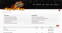 Desktop Screenshot of guitarlessonforum.com